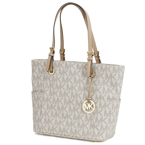 michael kors large morgan tote vanilla|michael kors tote bag.